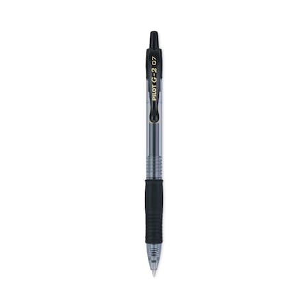 Pilot G2 Premium Gel Pen Convenience Pack, Retractable, Bold 1 mm, Black Ink, Smoke Barrel, PK36 PK PIL84095
